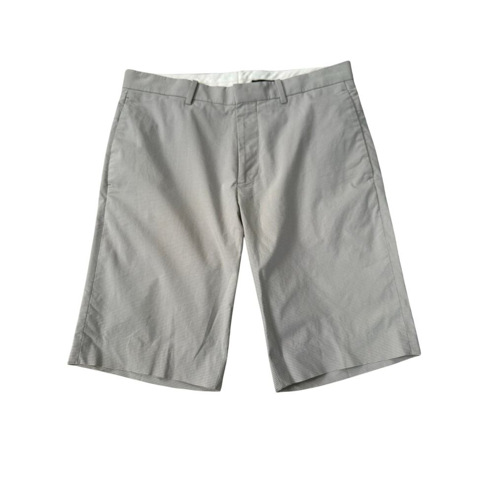 Theory Shorts Mens 30 Beck Kolima Solid Twill Flat Front Shorts